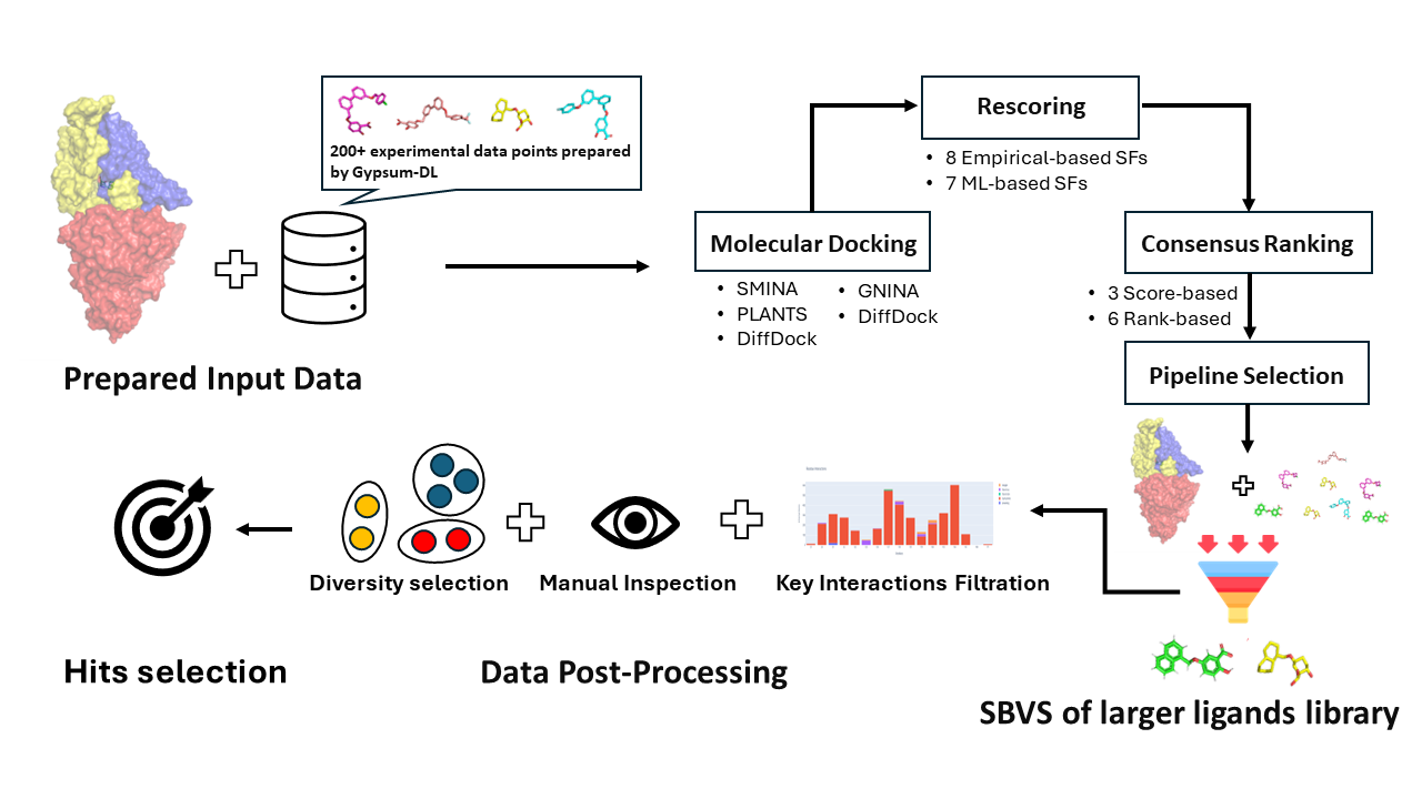 Figure 1: Overview of MolDockLab Pipeline